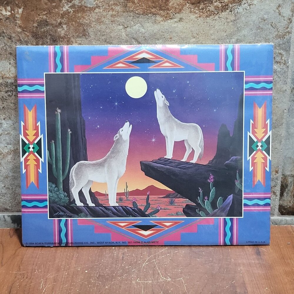 Vintage Unframed Alan Mitz Scafa Tornabene Art Print 1994